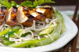 Soba Noodle Salad with Teriyaki Chicken